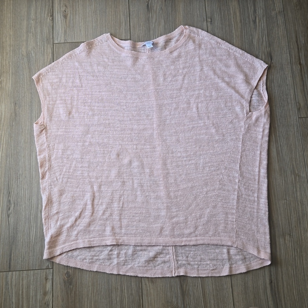 J. Jill Pure Jill Linen and Cotton Blend Top